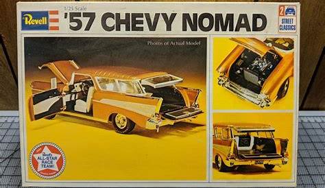 57 Chevy Nomad 1/25 Scale Model Kit Revell H-1372 1973 | #1958463980