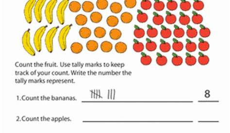 grade 1 tally puzzle worksheet