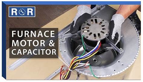 furnace blower motor capacitor wiring