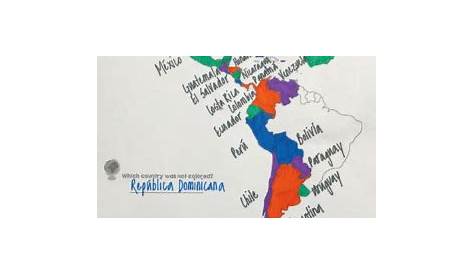 spanish speaking countries map worksheets