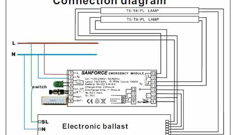 cfl electronic ballast circuit diagram
