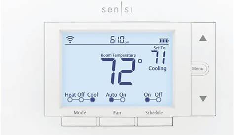 sensi 1f85u thermostat manual pdf