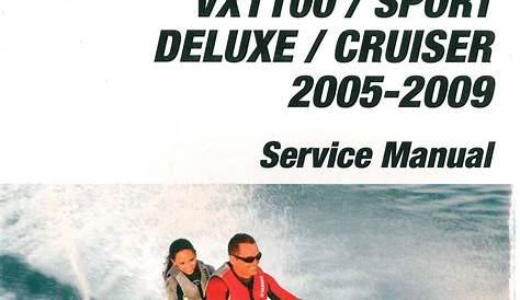 2005-2009 Yamaha VX1100 Cruiser Deluxe Sport Waverunner Service Manual