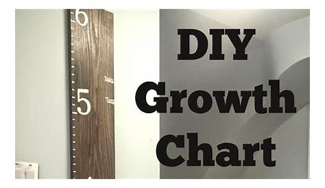 handmade diy growth chart