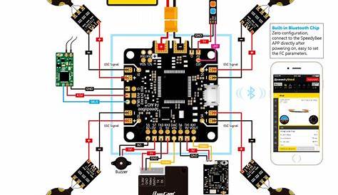 micro drone flight controller circuit diagram