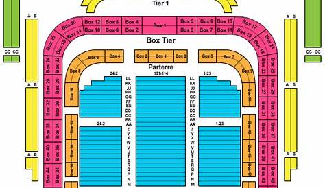 Kennedy Center - Concert Hall Seating Chart | Kennedy Center - Concert