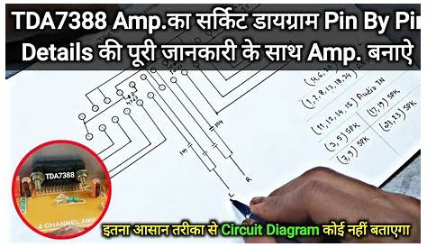 Circuit Diagram के साथ TDA7388 IC का Amp. बनाना सीखें⚡How to make 7388