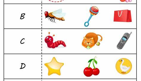 Phonic Memory worksheets - preschool esl-efl | school | Pinterest