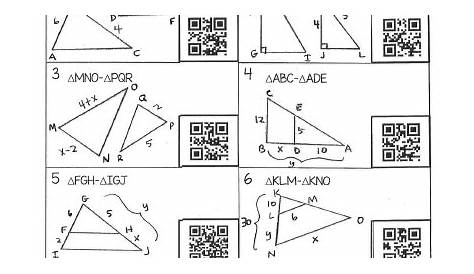 triangle congruence sss and sas worksheets answer key