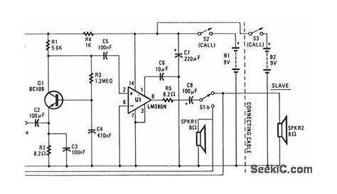 TWO_WAY_INTERCOM - Basic_Circuit - Circuit Diagram - SeekIC.com