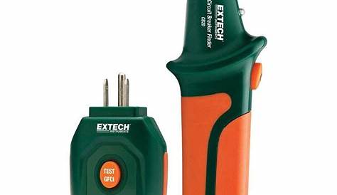 Extech Instruments Circuit Breaker Finder/Receptacle Tester-CB20 - The