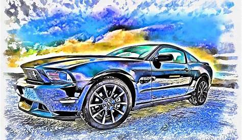 ford mustang art