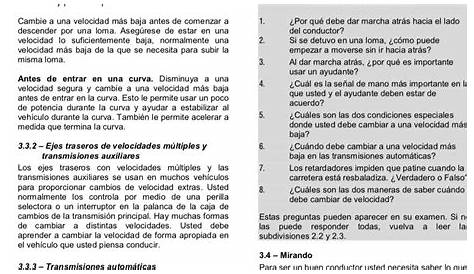 manual de cdl en español florida