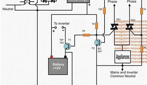 Solid-State Inverter/Mains AC Changeover Circuits Using Triacs