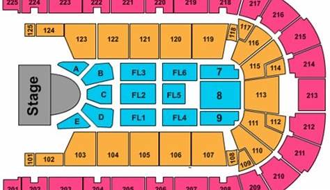 boardwalk hall seating chart view