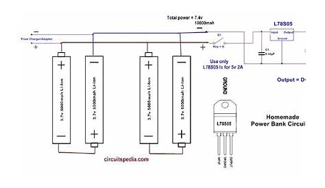 circuit diagram on battery pc