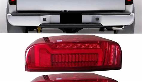 FOR NISSAN NAVARA NP300 2015-21 LED Tail Lights Sequential Start-Up