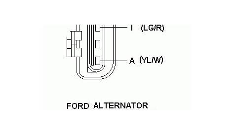 ford 4g alternator wiring diagram
