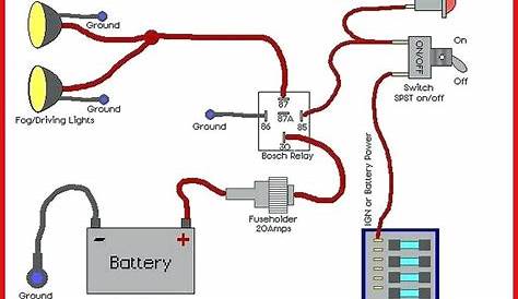 a horn relay wiring diagram