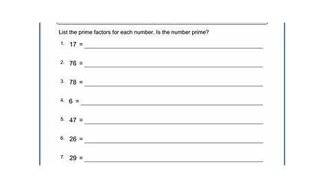 20 Prime Numbers Worksheet Printable ~ edea-smith