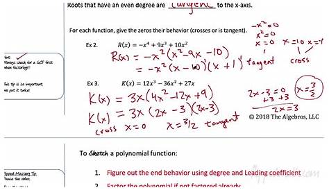 Top 72+ sketching polynomial functions worksheet best - seven.edu.vn