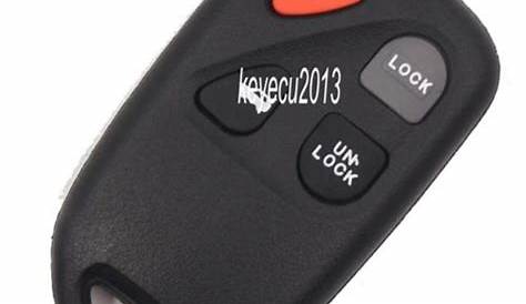 Keyless Entry Remote Car Key Fob With battery & electronics 4 Button