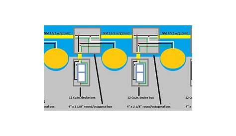 multiple light fixture wiring diagram