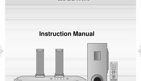 SAMSUNG HT-DB400M INSTRUCTION MANUAL Pdf Download | ManualsLib