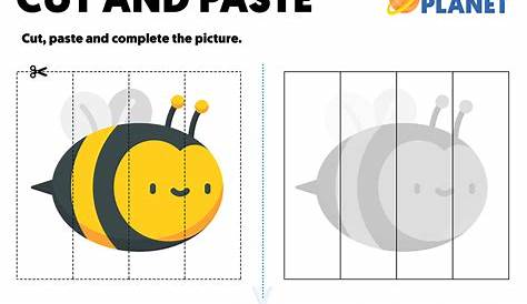 cut and paste activity sheets