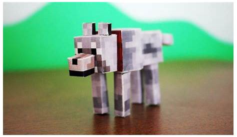 How to make a Minecraft Paper Wolf | Doovi