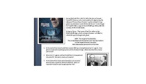 Bridge of Spies Movie Guide | Movie guide, Screenplay writing, Guide words