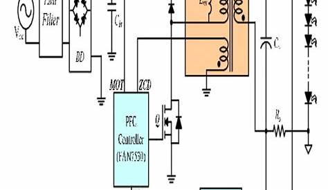convert ac to dc circuit diagram