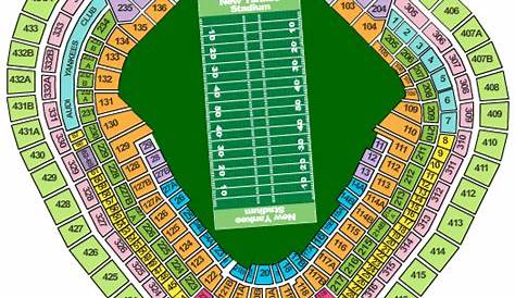 yankee stadium seating chart with row and seat numbers