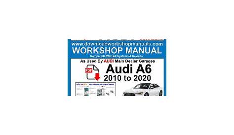 audi a6 repair manual pdf download