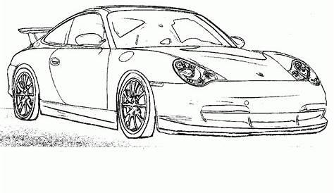 race car printable coloring pages