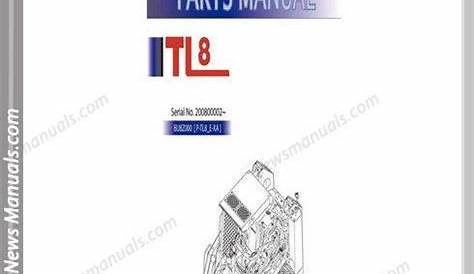 Takeuchi Track Loader P Tl8 E Xa Parts Manual