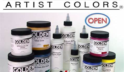 golden open acrylics color chart