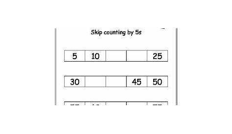 Skip Counting by 5s worksheet by Lulu's Store | TPT