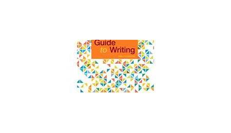 the st. martin's guide to writing thirteenth edition pdf