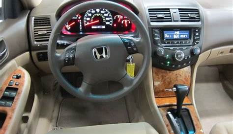 2004 Honda Accord EX Sedan Ivory Dashboard Photo #53978737 | GTCarLot.com