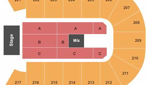 mid america seating chart by row
