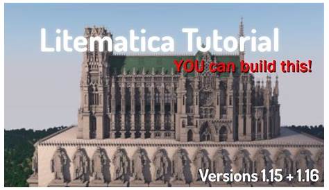 Schematica Mod Download + Installation - Tutorial 1.15 + 1.17 - YouTube