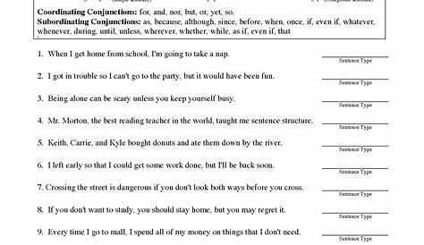 Sentences Types Worksheet | Preview