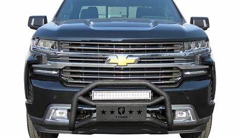 Front Bumper Guard For 19-20 Silverado 1500 Not Fit 19 LD Textured
