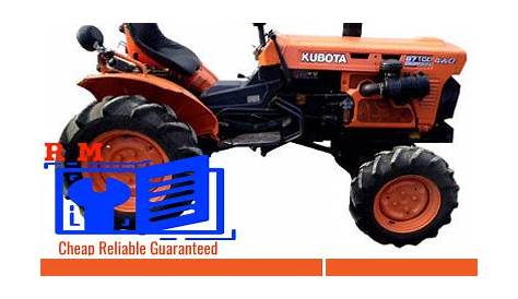 Kubota B5100 , B7100 Tractors Workshop Service Manual