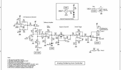 dc soldering iron circuit diagram