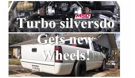 Twin Turbo Silverado Gets New Wheels - YouTube