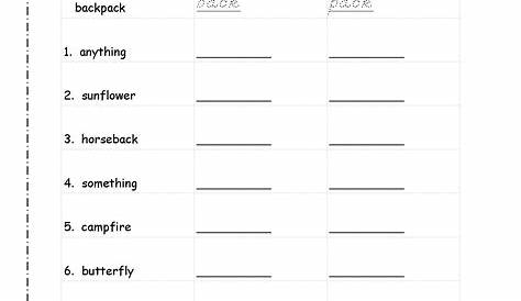 English For 2nd Graders Free Worksheets