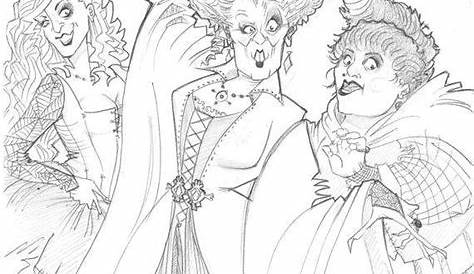 Hocus Pocus Coloring Pages Easy Coloring Pages