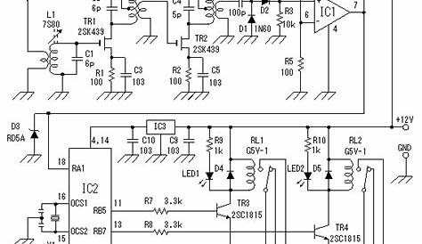 rf remote control circuit diagrams